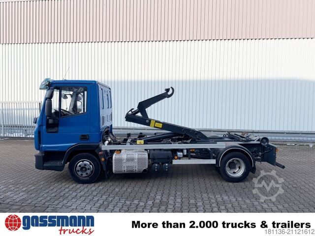 Haakarm vrachtwagen Iveco Eurocargo ML100E21, Unilift Cityabroller 6 to, bis