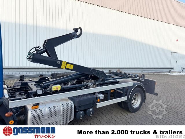 Haakarm vrachtwagen Iveco Eurocargo ML100E21, Unilift Cityabroller 6 to, bis