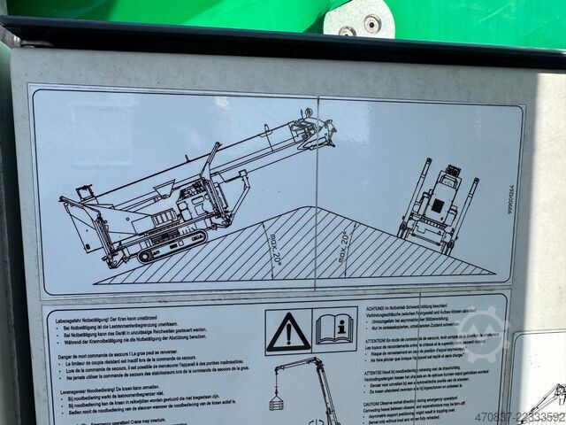Grue montée sur camion Böcker RK 36-2400 / Raupenkran / UVV NEU