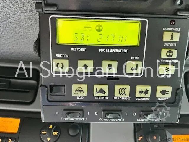 Kühl-/Tiefkühltransport Mercedes-Benz Atego 1218 Carrier Supra 1250/Klima/Eu6/LBW