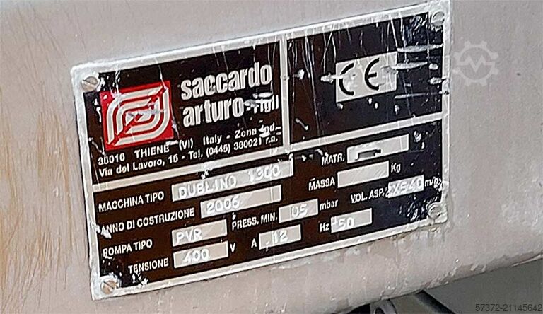 Tasakcsomagológép Saccardo Arturo Dublino 1300