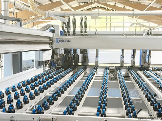 SCIE A PANNEAUX AVEC TABLE ELEVATRICE HOLZMA (Homag group) HPL 530 / 56 / 22 / X