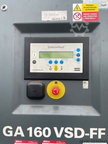 Compresor cu şurub Atlas Copco GA160VSDFF
