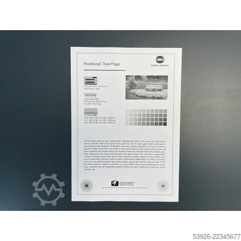  Minolta bizhub PRESS 2250P incl. Finishe Paperdeck