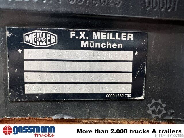 Kiper kamion Meiller MEILLER 3-Seiten Kippaufbau, Bordmatik