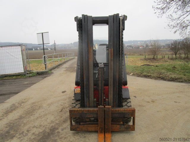 Chariot élévateur à fourche diesel Linde H25D - Triplex-Freihub 4,3m + Seitenschieber