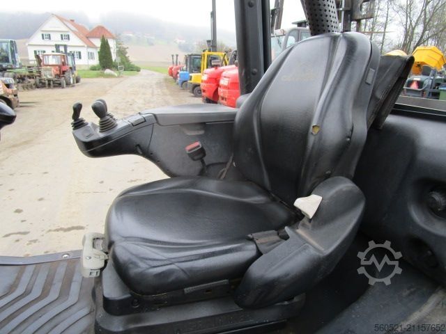 Chariot élévateur à fourche diesel Linde H30D-02 Triplex-Freihub 4,7m Hubhöhe + Seitenschie