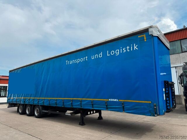 Semi-remorque bâchée KÖGEL S24-1 *  * SAF-ACHSEN * LIFTACHSE * VOLUMEN