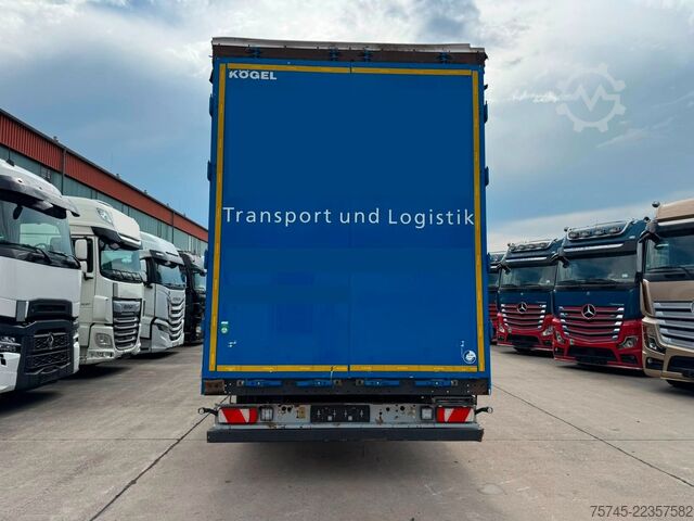 Semi-remorque bâchée KÖGEL S24-1 *  * SAF-ACHSEN * LIFTACHSE * VOLUMEN