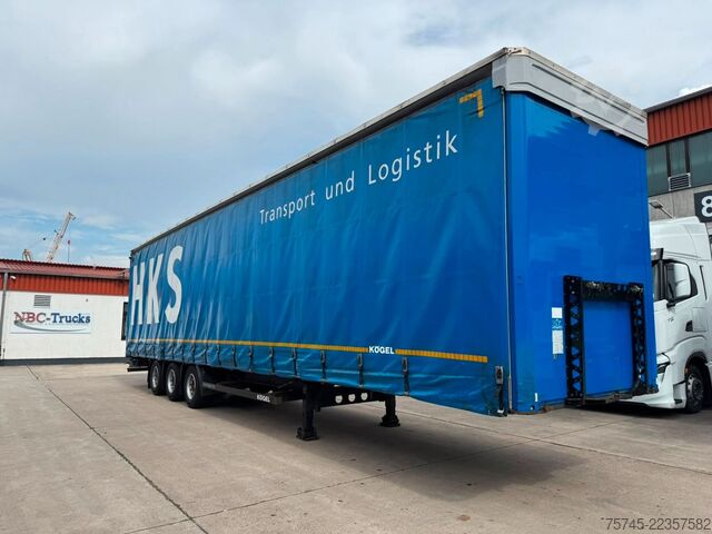 Semi-remorque bâchée KÖGEL S24-1 *  * SAF-ACHSEN * LIFTACHSE * VOLUMEN