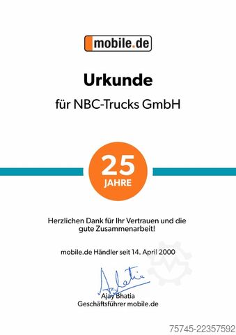 Driezijdige kipper MERCEDES-BENZ AXOR 1833*HIAB KRAN 12 M*MEILLER* MIT ANHÄNGER *