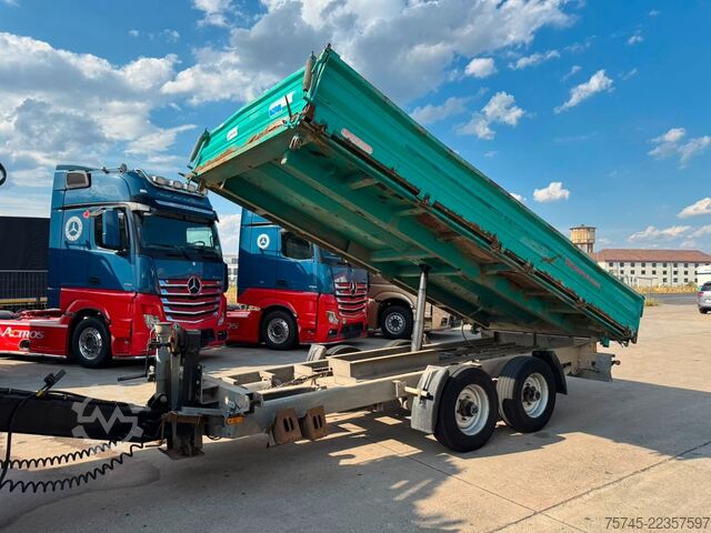 Driezijdige kipperaanhanger WOERMANN TSKA 105 * DREISEITENKIPPER * 6 M LANG * 2 ACHS