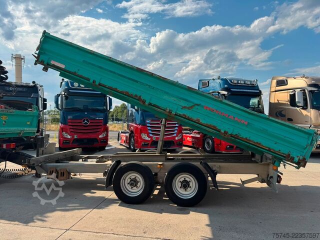 Driezijdige kipperaanhanger WOERMANN TSKA 105 * DREISEITENKIPPER * 6 M LANG * 2 ACHS