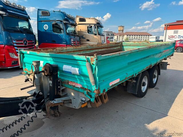 Driezijdige kipperaanhanger WOERMANN TSKA 105 * DREISEITENKIPPER * 6 M LANG * 2 ACHS
