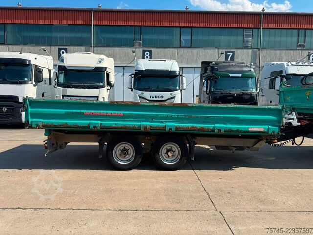 Driezijdige kipperaanhanger WOERMANN TSKA 105 * DREISEITENKIPPER * 6 M LANG * 2 ACHS