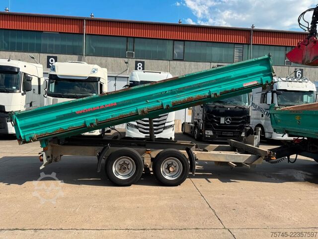 Driezijdige kipperaanhanger WOERMANN TSKA 105 * DREISEITENKIPPER * 6 M LANG * 2 ACHS