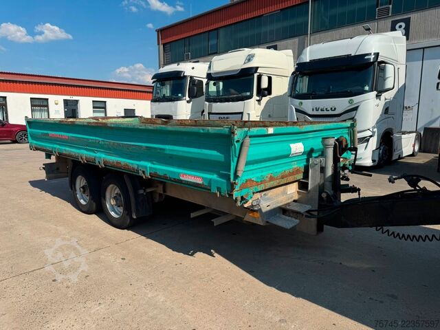 Driezijdige kipperaanhanger WOERMANN TSKA 105 * DREISEITENKIPPER * 6 M LANG * 2 ACHS