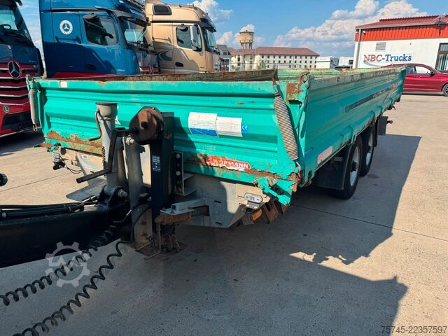 Driezijdige kipperaanhanger WOERMANN TSKA 105 * DREISEITENKIPPER * 6 M LANG * 2 ACHS
