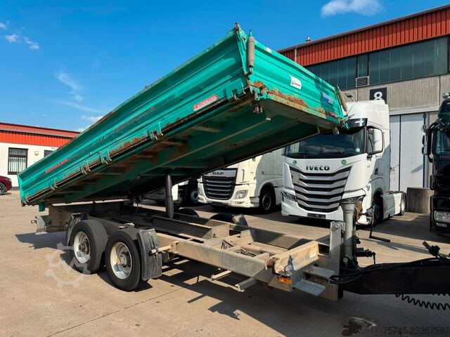 Driezijdige kipperaanhanger WOERMANN TSKA 105 * DREISEITENKIPPER * 6 M LANG * 2 ACHS
