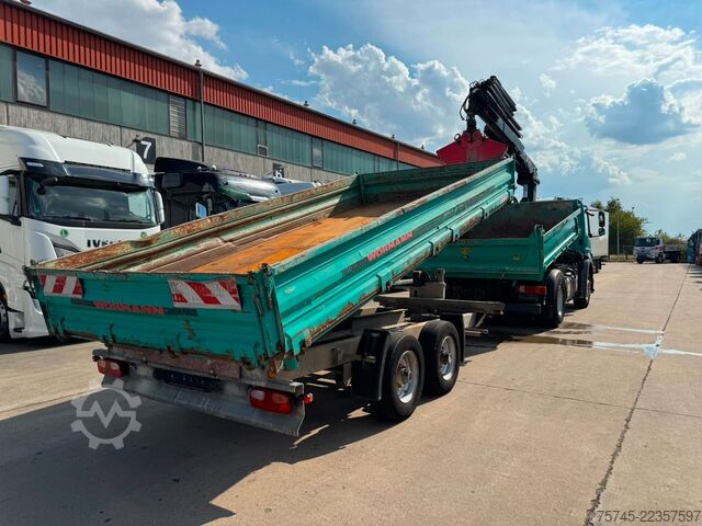 Driezijdige kipperaanhanger WOERMANN TSKA 105 * DREISEITENKIPPER * 6 M LANG * 2 ACHS