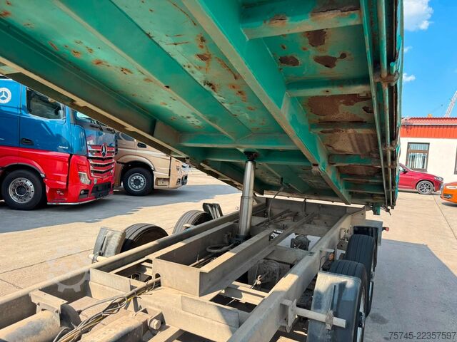 Driezijdige kipperaanhanger WOERMANN TSKA 105 * DREISEITENKIPPER * 6 M LANG * 2 ACHS