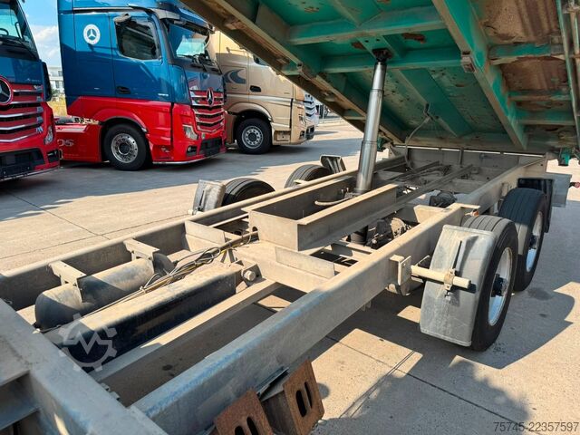 Driezijdige kipperaanhanger WOERMANN TSKA 105 * DREISEITENKIPPER * 6 M LANG * 2 ACHS