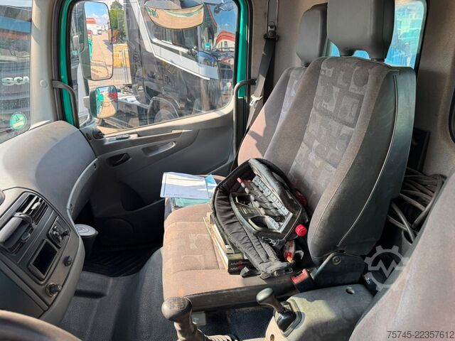 Driezijdige kipper MERCEDES-BENZ AXOR 1833*DREISETENKIPPER*HIAB KRAN 12 M*MEILLER