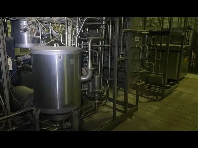 Brugt UHT-mælketilberedningsrum Tetra Pak 4000 L/t  