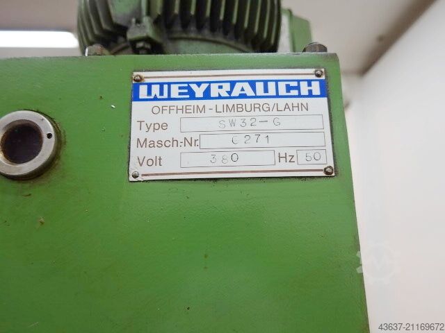 Højhastigheds radialboremaskine WEYRAUCH SW 35 G