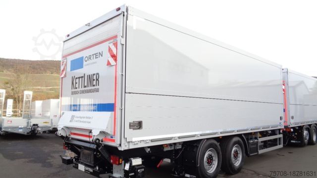 Drankentrailer ORTEN Tandem Schwenkwand Kettliner*2 to LBW*Kamera*NEU