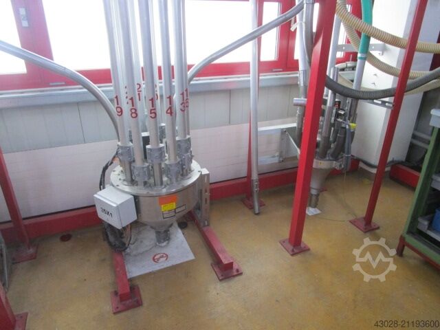 Materiale transport- og doseringsanlæg AZO (4xVerteiler)