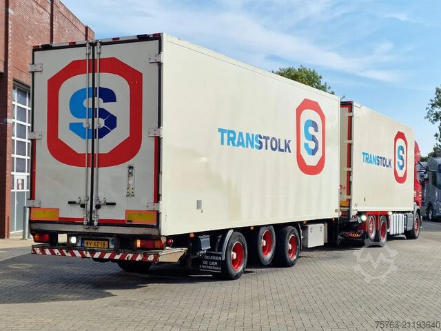 Refrigerated/frozen transport Scania R580 Topline 6x2*4 Frigo + Burg trailer - Retar...