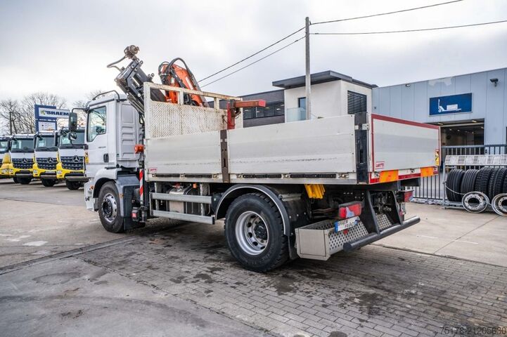 Open body MAN TGM 18.320 BB+ATLAS 16 T/m+3EXT