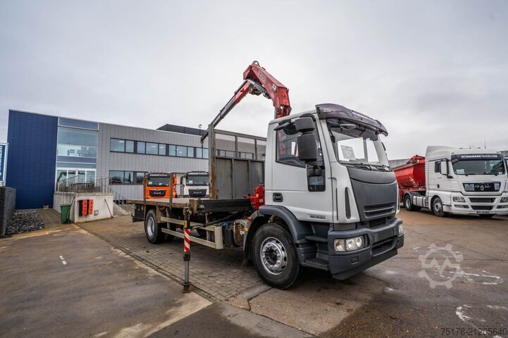 Open body IVECO EUROCARGO 190E30-E5- FASSI 110 A2.3