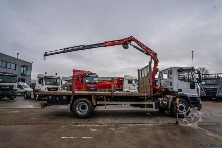 Open body IVECO EUROCARGO 190E30-E5- FASSI 110 A2.3