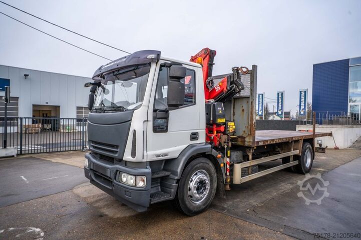 Open body IVECO EUROCARGO 190E30-E5- FASSI 110 A2.3
