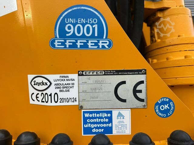 Jeřábové vozidlo Volvo FH 480 8X4 TREKKER + EFFER 1355/8S KRAAN/KRAN/C...