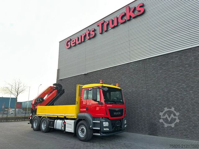 Crane truck MAN TGS 26.480 6X4 MET PALFINGER PK 42002-SH G KRAA...