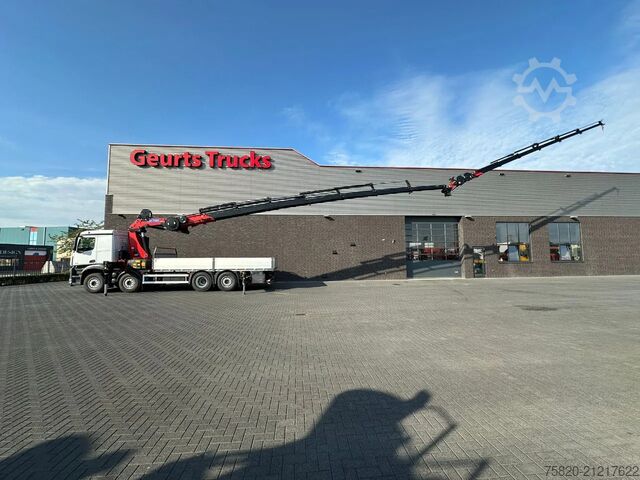 Vrachtwagen met kraan Mercedes-Benz Arocs 3251 8X2 + HMF 7020-K7 FJ 1400-K6 KRAAN/K...