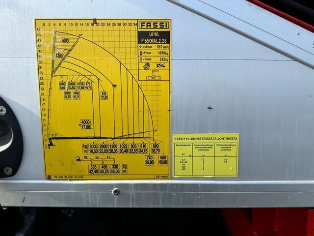 Ciężarówka z dźwigiem Volvo FH 540 10X4 + FASSI F1650RAL.2.28 + JIB L616L K...