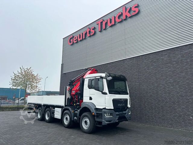 Crane truck MAN TGS 35.470 8X4 HMF 4020-K6 + FJ 600 K4  KRAAN/K...
