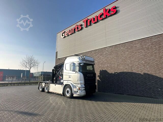 Crane truck Scania R580 V8 6X4 TREKKER/TRACTOR/SZM MET EFFER 315/6...