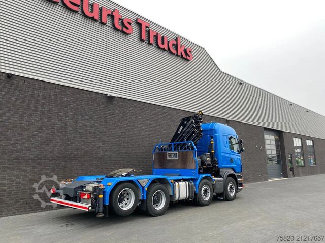 Vrachtwagen met kraan Scania R560 V8 8X2 TREKKER/BAKWAGEN + HIAB 477E-8 HIPR...