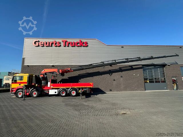 Crane truck MAN 35.480 8X4H-6 BL MET PALFINGER PK92002-SH H KRA...