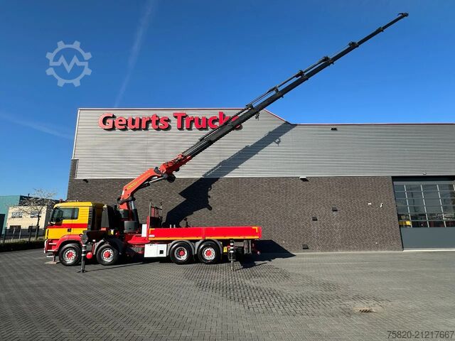 Crane truck MAN 35.480 8X4H-6 BL MET PALFINGER PK92002-SH H KRA...