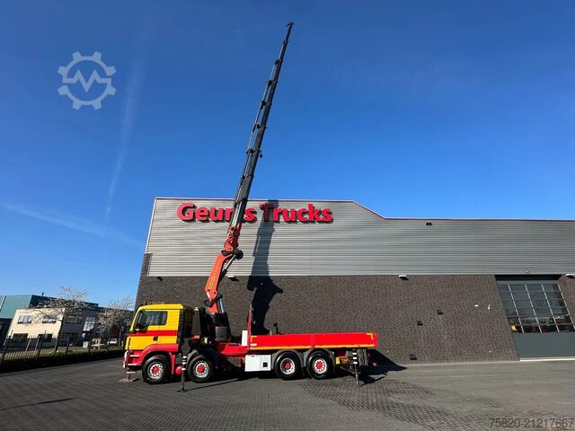 Crane truck MAN 35.480 8X4H-6 BL MET PALFINGER PK92002-SH H KRA...