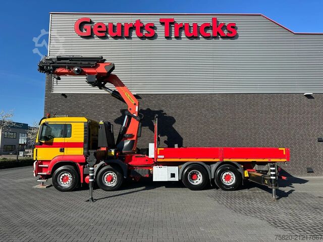 Crane truck MAN 35.480 8X4H-6 BL MET PALFINGER PK92002-SH H KRA...