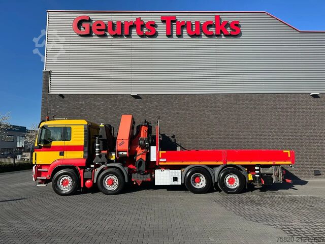Crane truck MAN 35.480 8X4H-6 BL MET PALFINGER PK92002-SH H KRA...