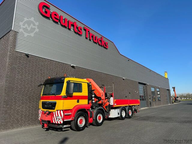 Crane truck MAN 35.480 8X4H-6 BL MET PALFINGER PK92002-SH H KRA...
