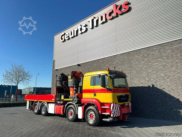 Crane truck MAN 35.480 8X4H-6 BL MET PALFINGER PK92002-SH H KRA...